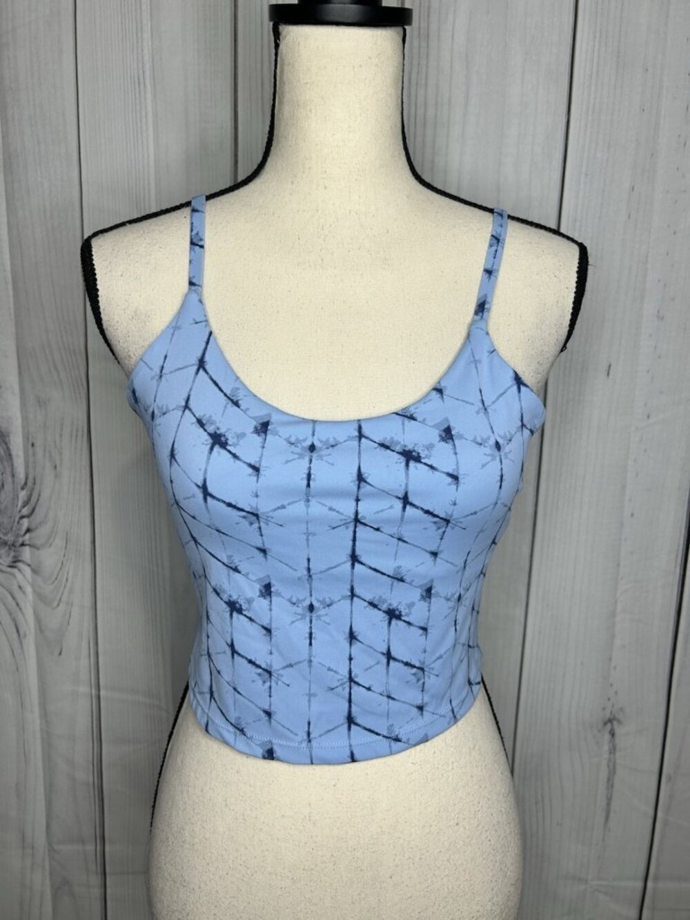 Tavi Women's Sz S Support Studio Yoga Cami Sports Bra Blue